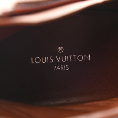 Louis Vuitton Calfskin Monogram Star Trail Ankle Boots 39 Cognac 7 of 8