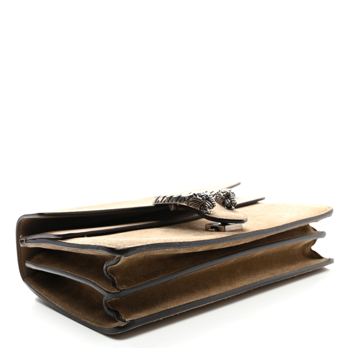 Suede Small Dionysus Shoulder Bag Taupe