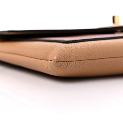 Louis Vuitton Soft Calfskin My Lockme Pochette Arizona Quartz Caramel 7 of 8