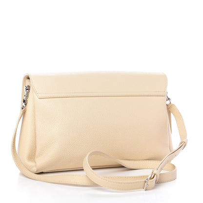Balenciaga Grained Calfskin Le Dix Soft Courrier Blanc Creme 3 of 14