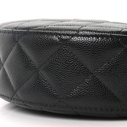 Chanel Caviar Quilted Other Shape With Chain Black 9 of 10