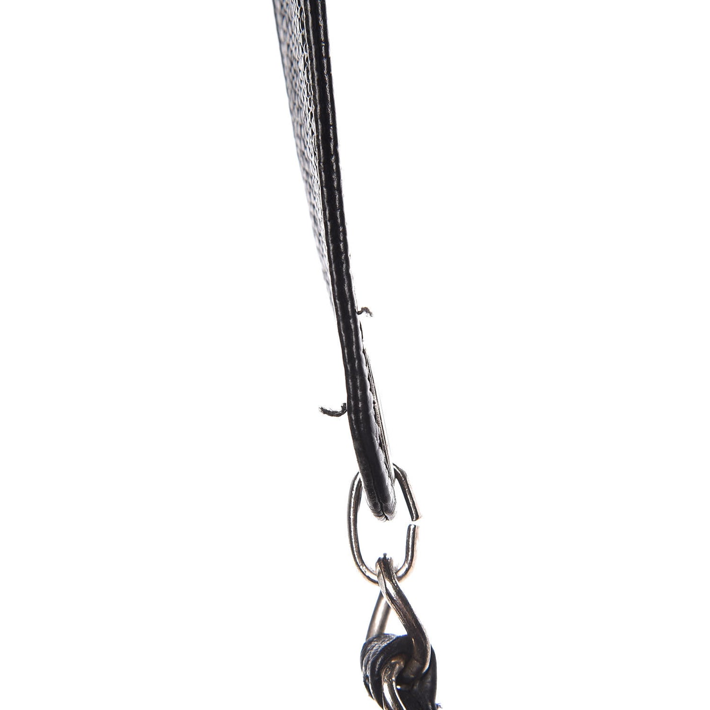 Caviar Drawstring Shoulder Bag Black