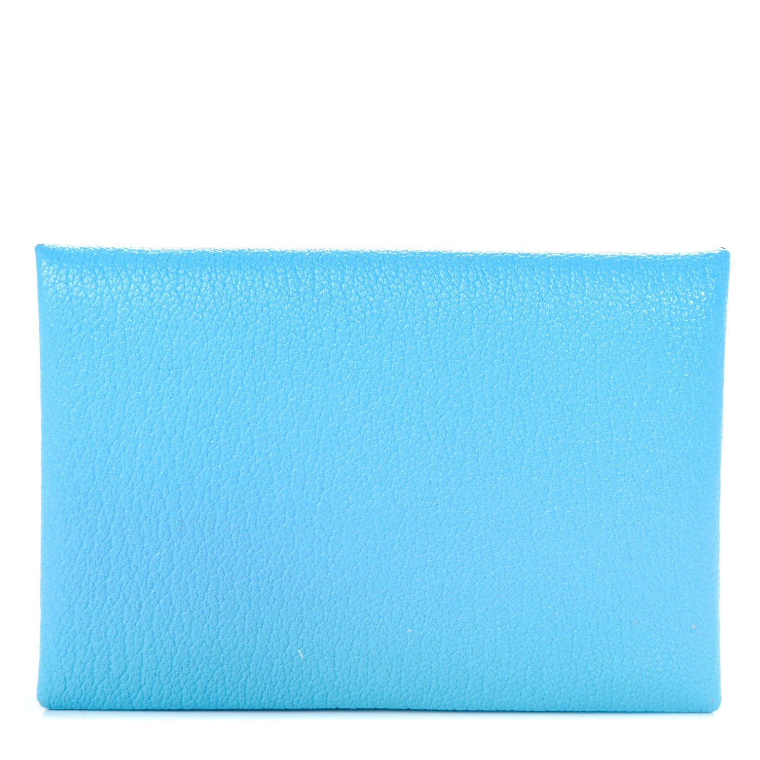 Hermes Chevre Mysore Calvi Card Case Bleu Celeste 1 of 7
