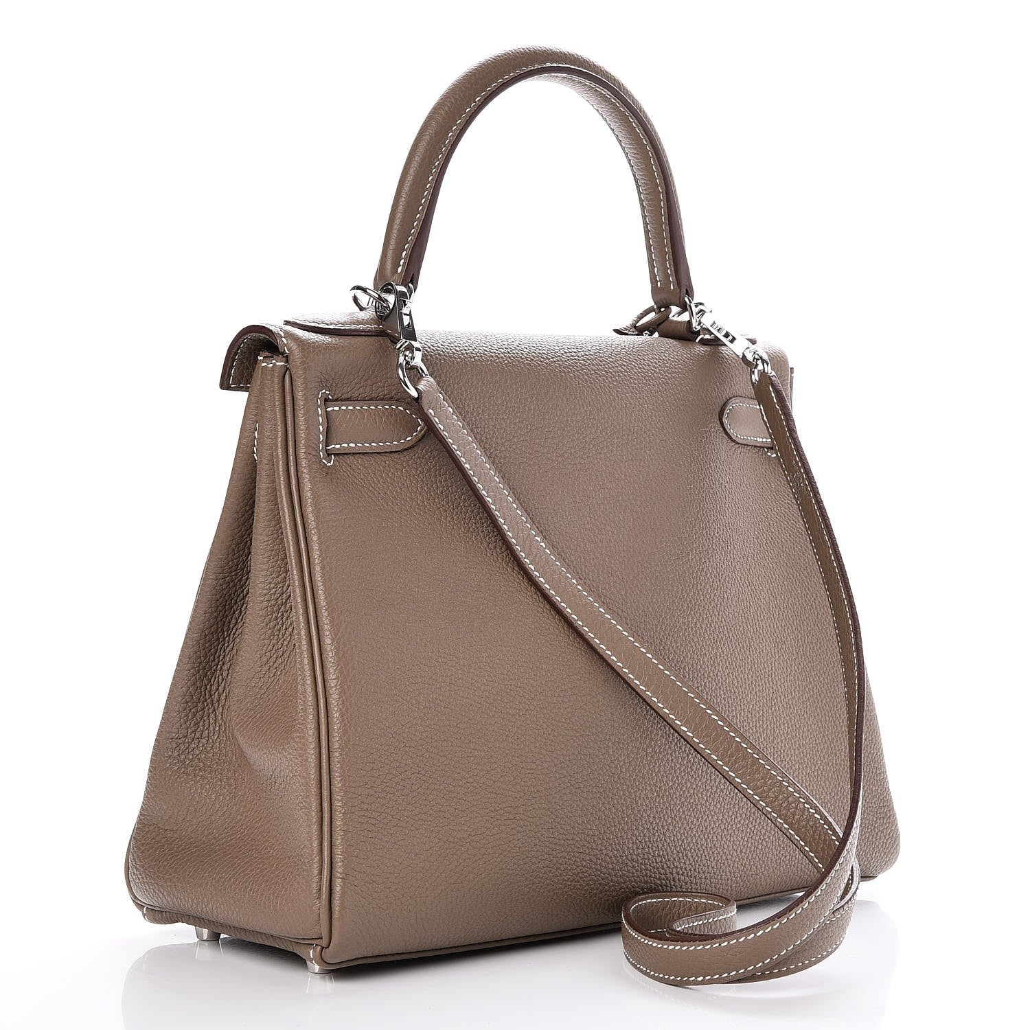 Hermes Togo Kelly Retourne 28 Etoupe 4 of 36