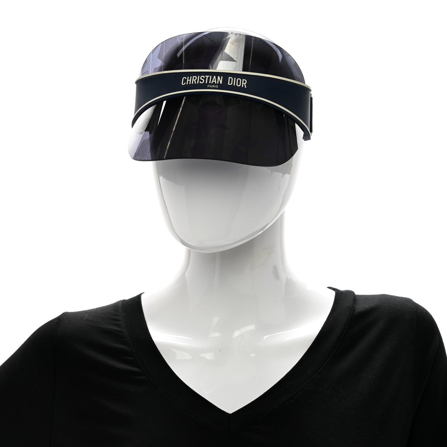 Mirrored DiorClub1 Sun Visor Black