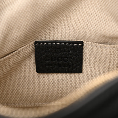 Gucci Pebbled Calfskin Mini Soho Chain Bag Black 6 of 10