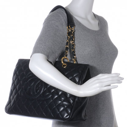 Chanel Caviar Grand Shopping Tote GST Black 2 of 7