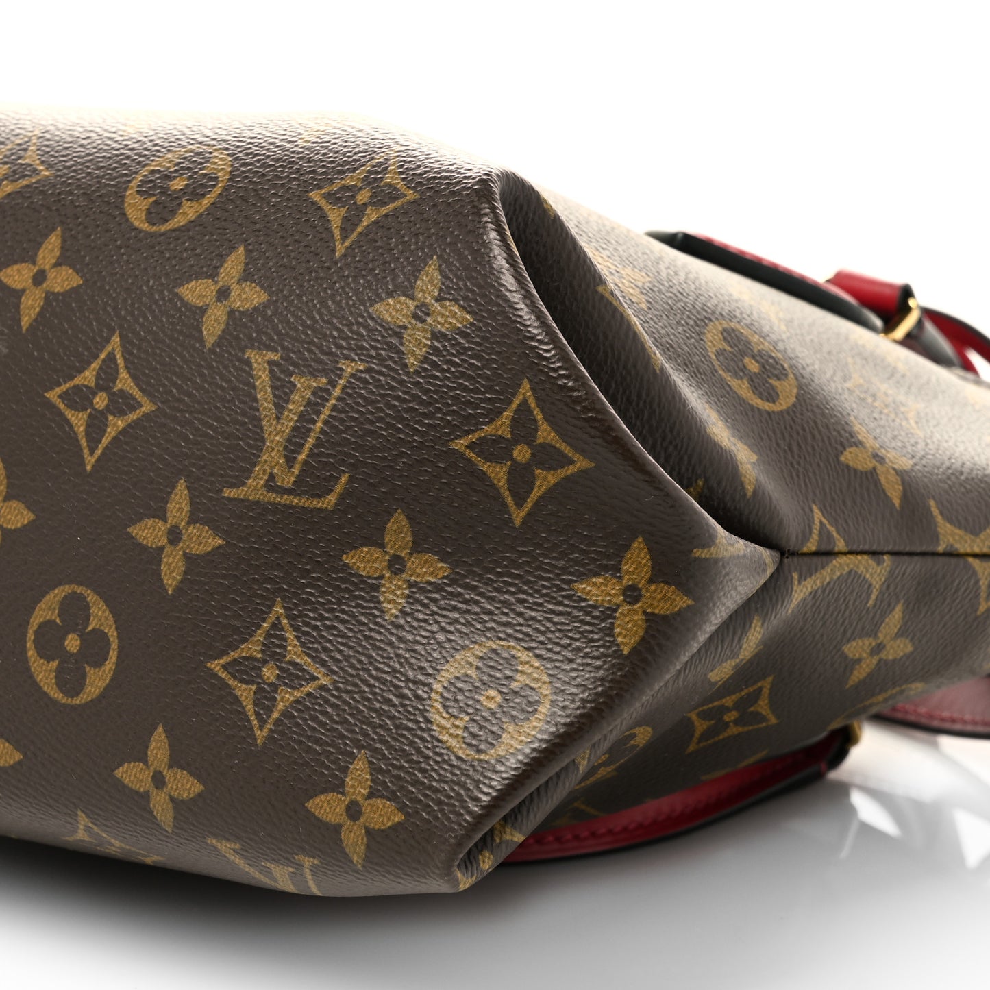 Monogram Flower Zipped Tote PM Lie de Vin