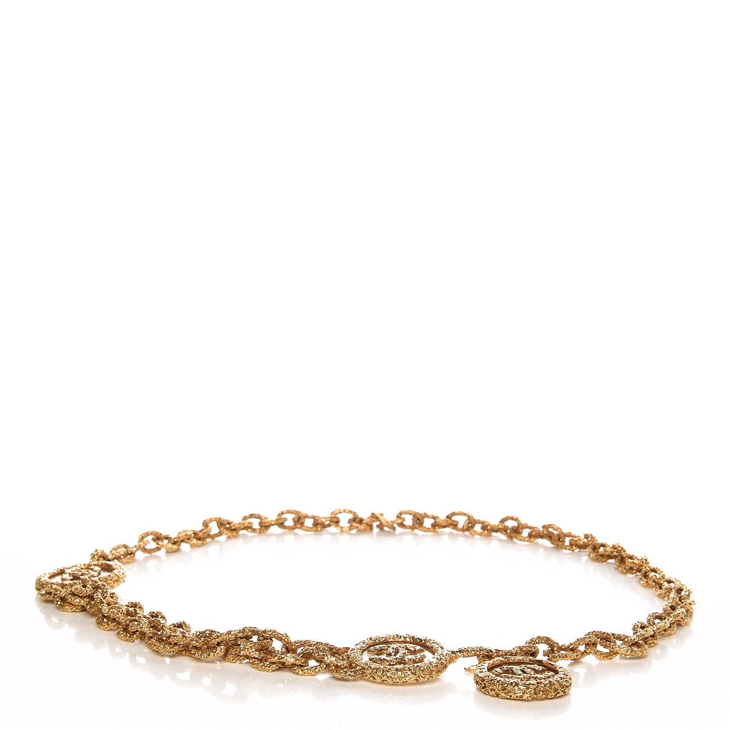 Chain CC Adjustable Belt Gold