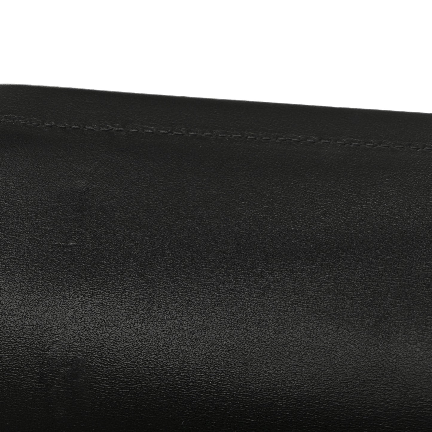 Lambskin Quilted Small Double Flap Black