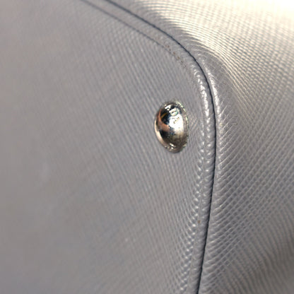 Prada Saffiano Cuir Medium Double Handle Tote Marmo Salvia 7 of 11