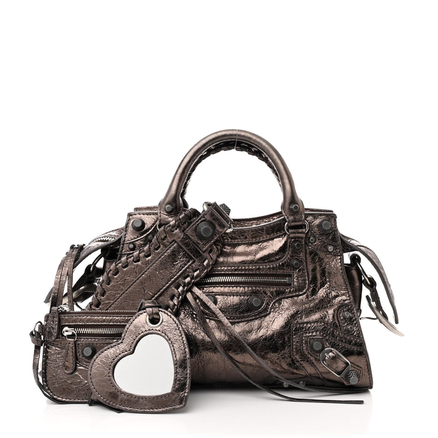 Balenciaga Metallic Agneau Arena Neo Cagole City Dark Bronze 3 of 12