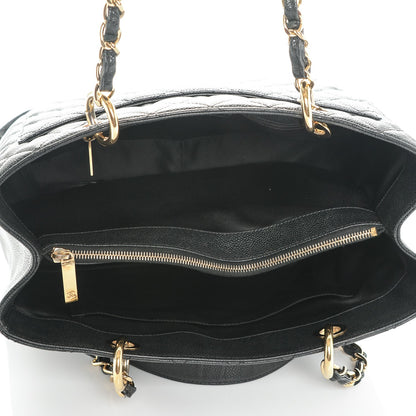 Chanel Caviar Quilted Grand Shopping Tote GST Black 5 of 11