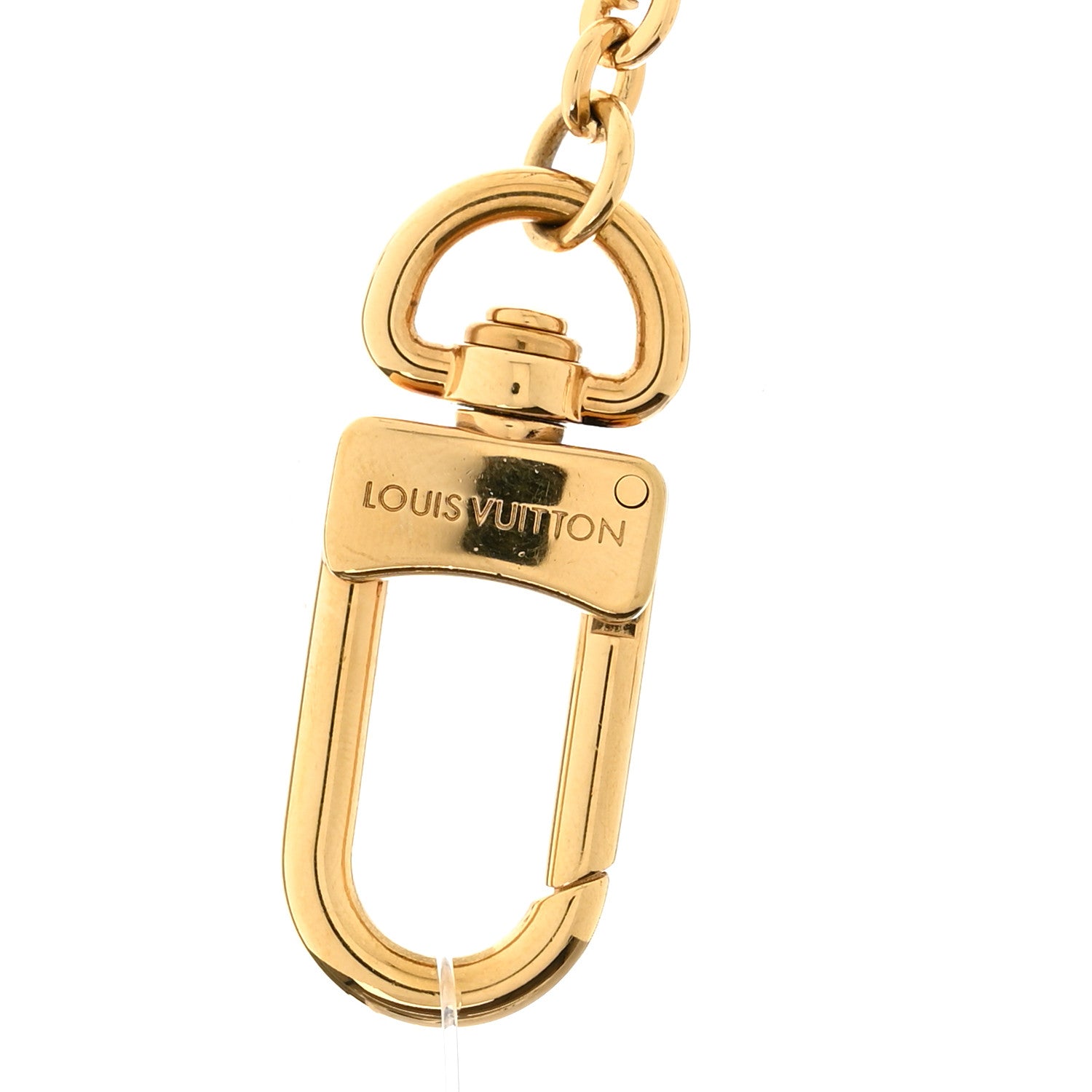 Louis Vuitton Monogram Spring Street Bag Charm Key Holder Gold 3 of 4