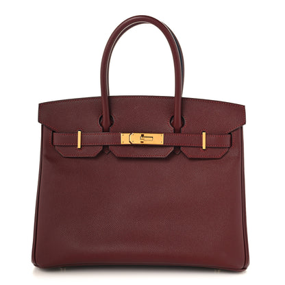 Hermes Epsom Birkin 30 Rouge H 1 of 11
