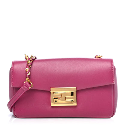 Fendi Shiny Nappa Mini Be Baguette Shoulder Bag Ciclamino 1 of 4