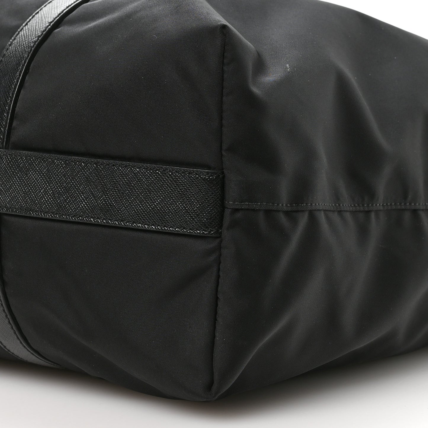Tessuto Nylon Saffiano Tote Black