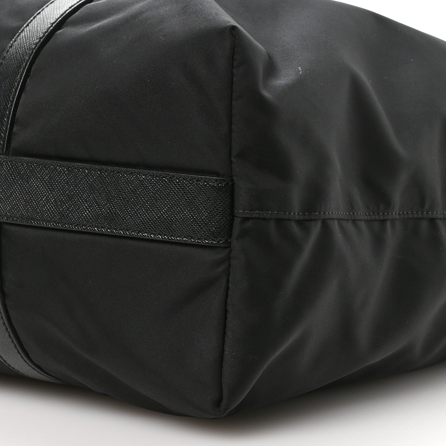 Prada Tessuto Nylon Saffiano Tote Black 9 of 9