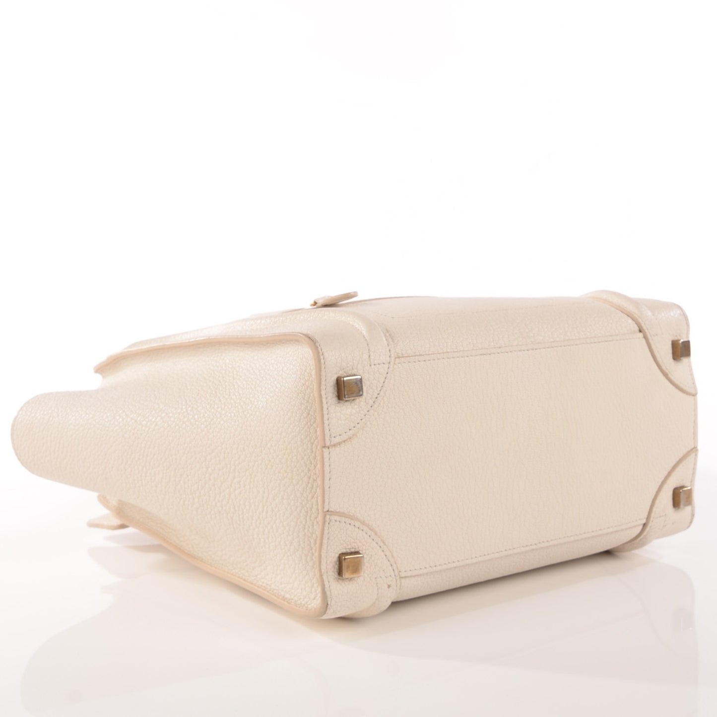 Goatskin Micro Luggage White
