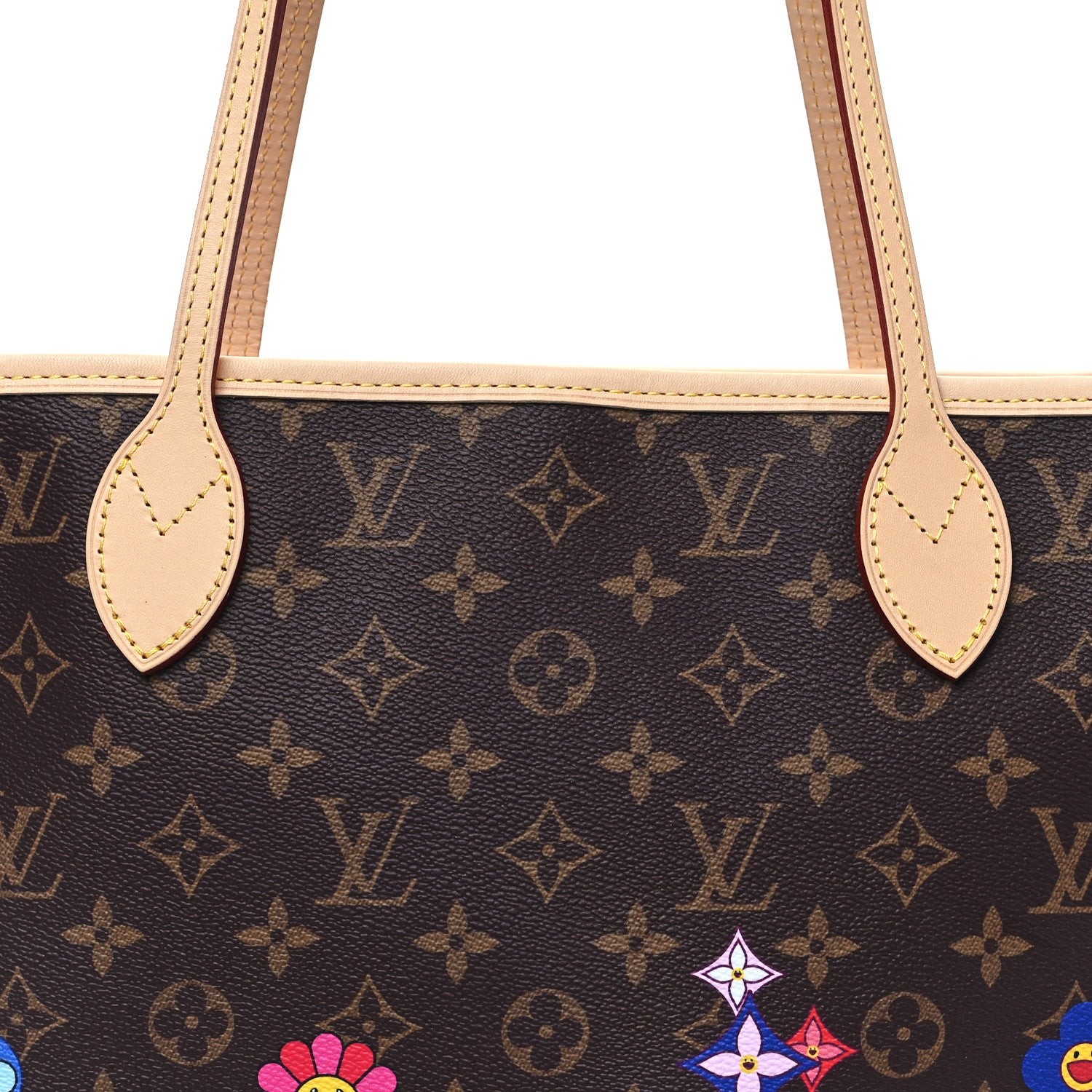 Louis Vuitton LV X TM Monogram Flowers Neverfull MM 8 of 11