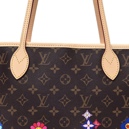 Louis Vuitton LV X TM Monogram Flowers Neverfull MM 8 of 11