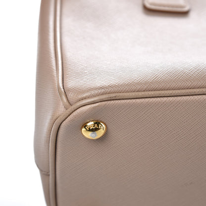 Prada Saffiano Small Galleria Double Zip Tote Cammeo 8 of 13