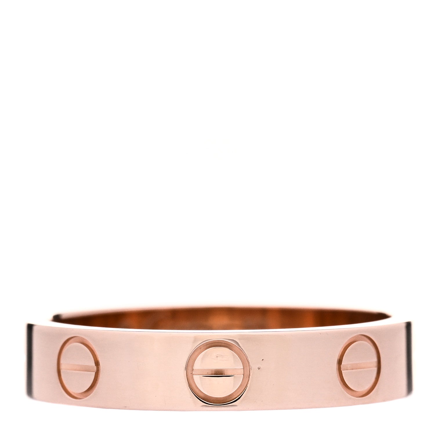 Cartier 18K Pink Gold 3.5mm LOVE Wedding Band Ring 50 5.25 1 of 5