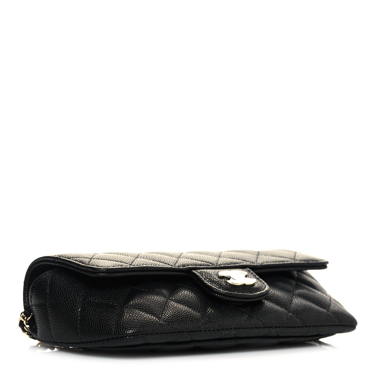 Chanel Caviar Quilted Glasses Case With Chain Black 4 of 14