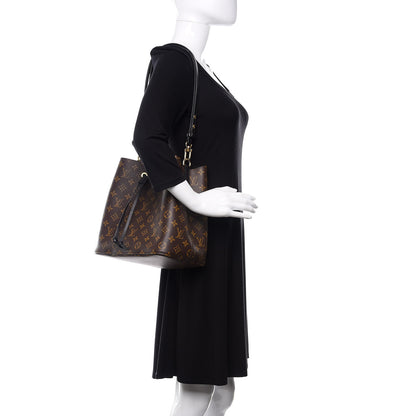 Louis Vuitton Monogram Neonoe MM Black 2 of 8