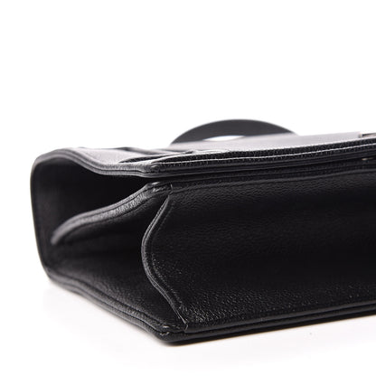 Christian Dior Grained Calfskin Medium Diorama Flap Bag Black 5 of 12