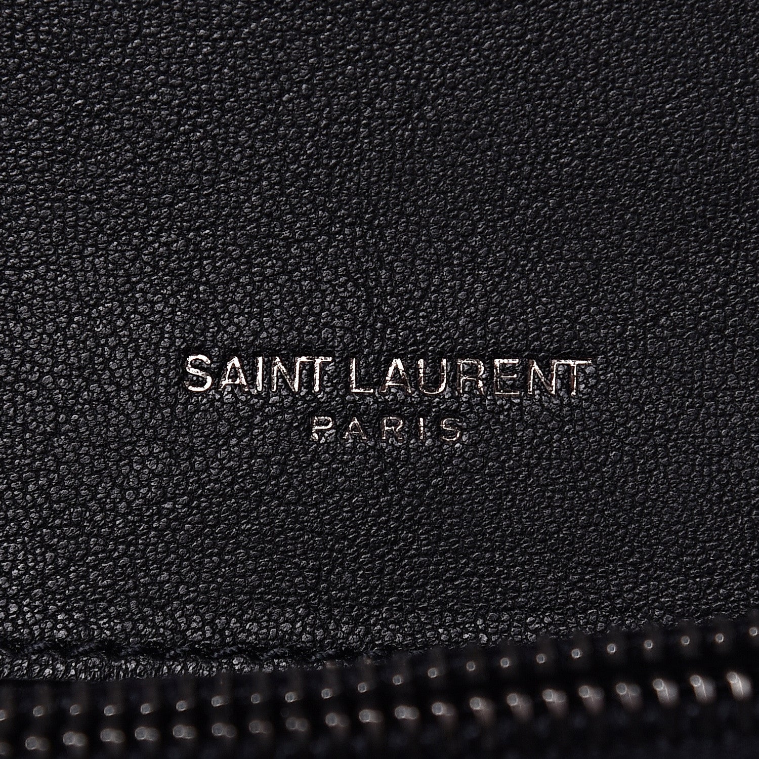 Saint Laurent Sheepskin Matelasse Chevron Monogram Medium College Bag Black 6 of 13
