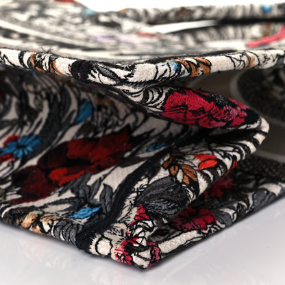 Christian Dior Canvas Embroidered Medium Mille Fleurs Book Tote Multicolor 10 of 11