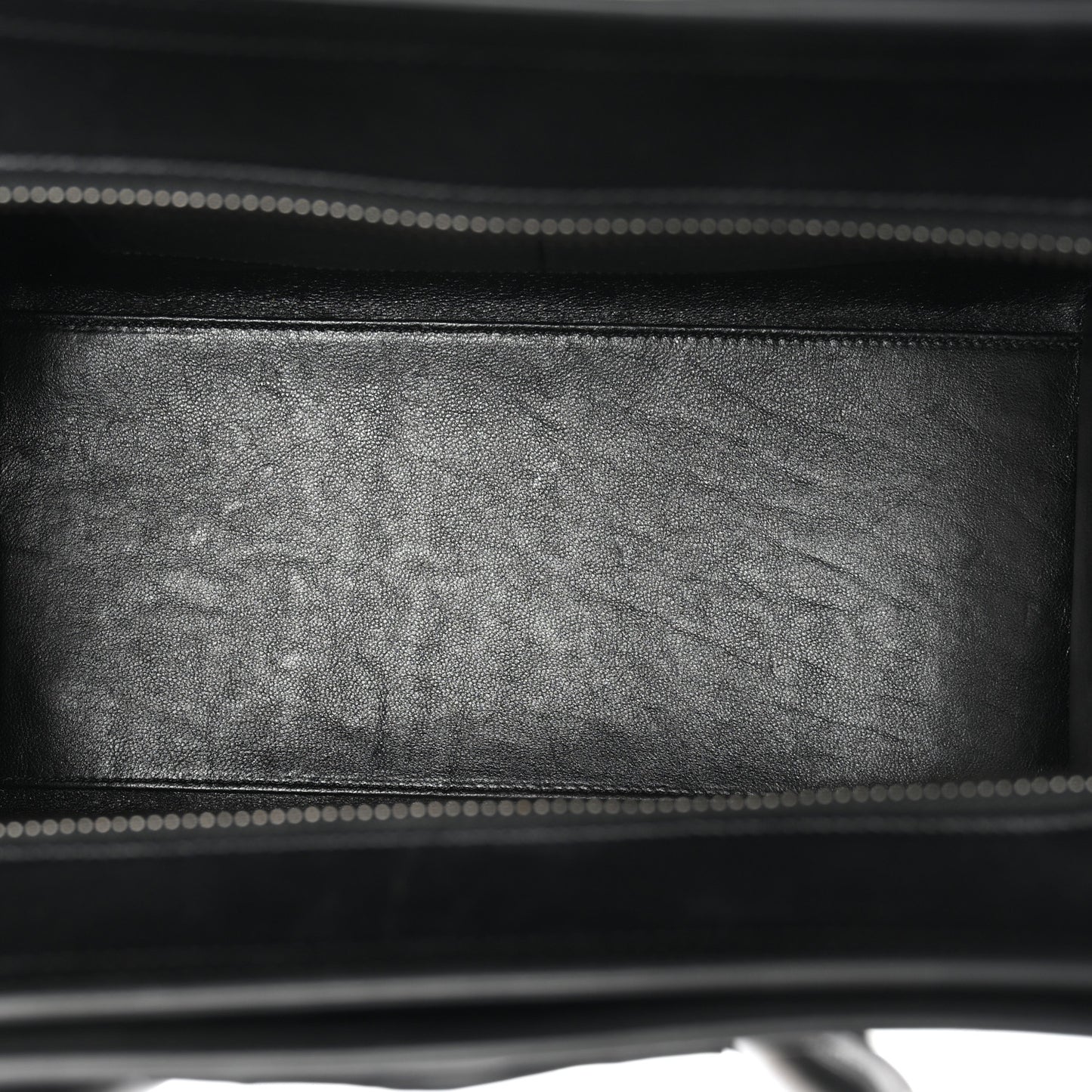 Textile Smooth Calfskin Micro Bi-Color Luggage Natural