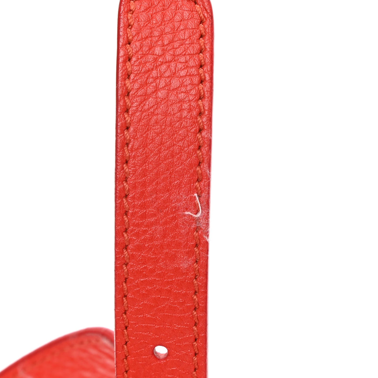 Grained Calfskin Sofia Satchel Red
