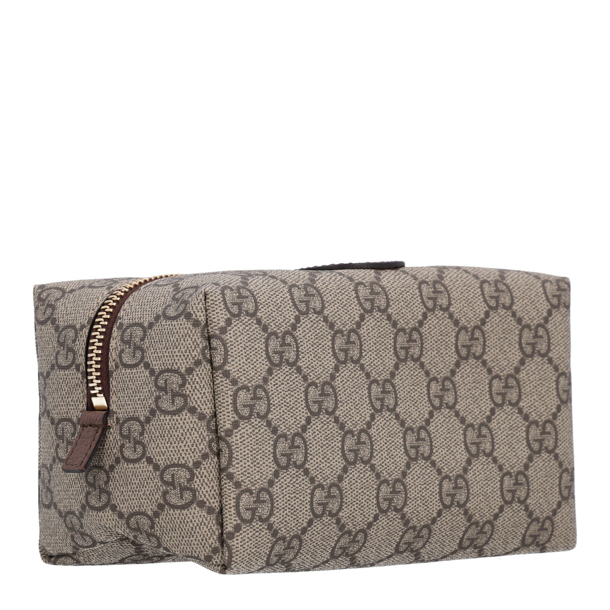 Gucci Soft GG Supreme Monogram Calfskin Medium Ophidia Cosmetic Case Beige Ebony New Acero 3 of 11