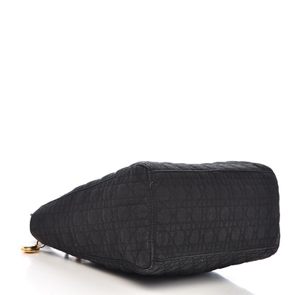 Christian Dior Nylon Cannage Medium Lady Dior Black 4 of 19