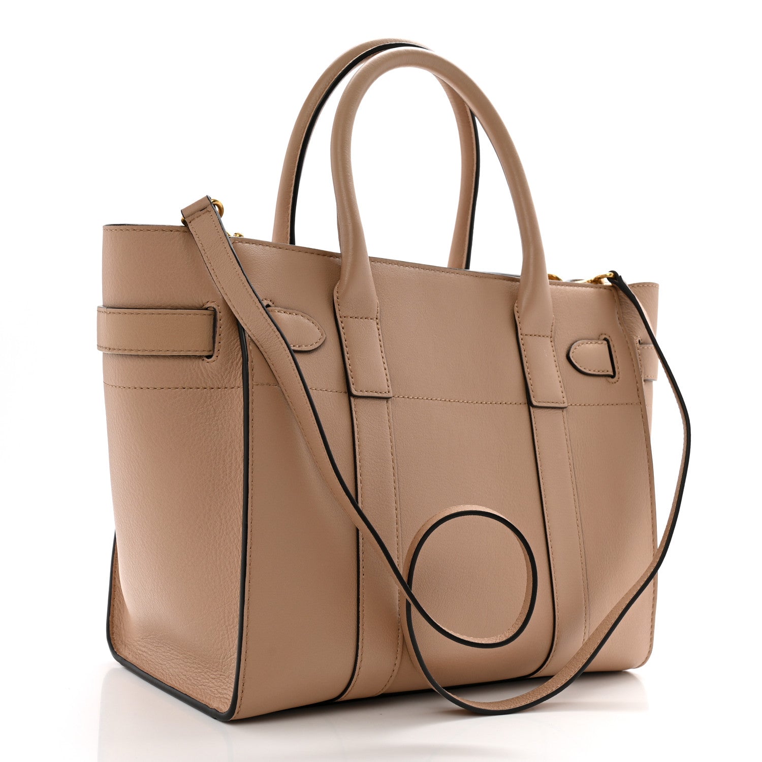 Mulberry Small Classic Silky Calfskin Small Zipped Bayswater Maple