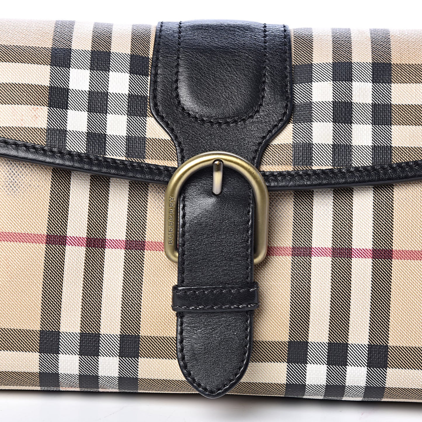 House Check Satchel Black
