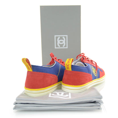 Chanel Mens Canvas Tennis Sneakers 44 3 of 6
