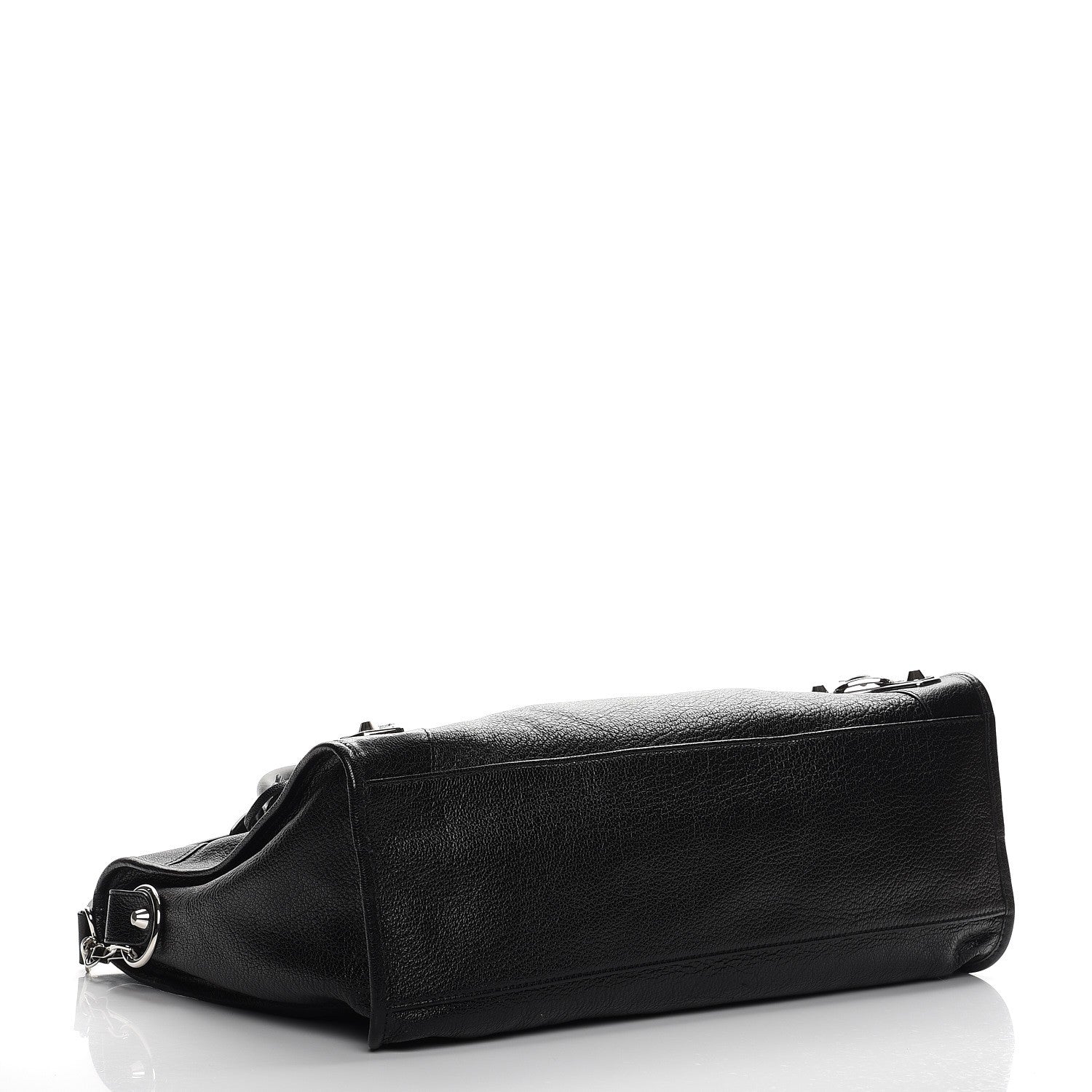 Balenciaga Chevre Silver Metallic Edge Hardware City Black 5 of 8