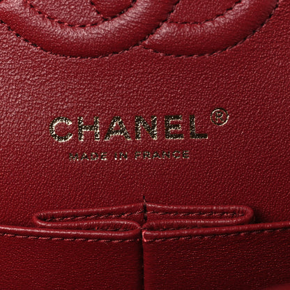 Chanel Caviar Quilted Small Double Flap Burgundy 6 of 10