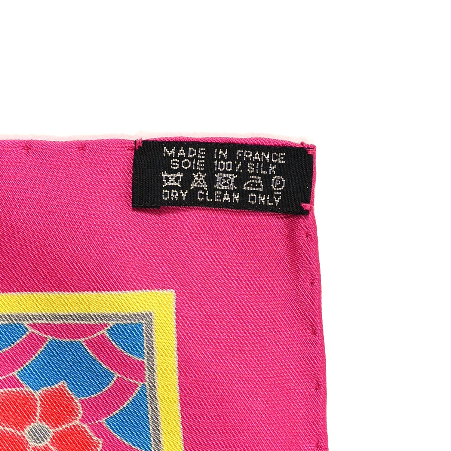 Hermes Silk Collections Imperiales Scarf 90 Fuchsia Vert Black 3 of 3
