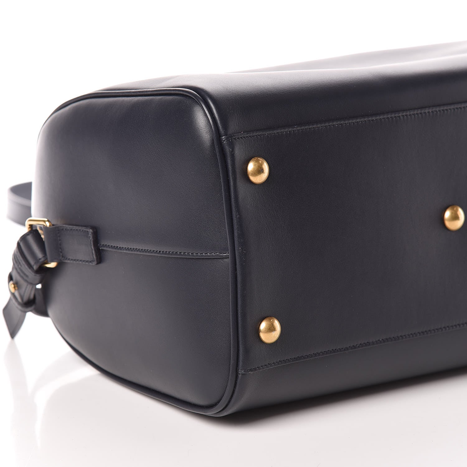 Saint Laurent Calfskin Classic Duffle 6 Marine 7 of 8