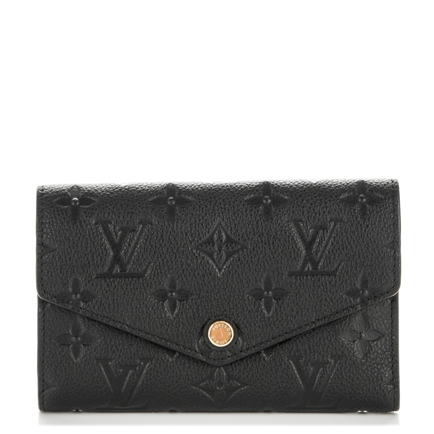 Louis Vuitton Empreinte Compact Curieuse Wallet Black 1 of 6