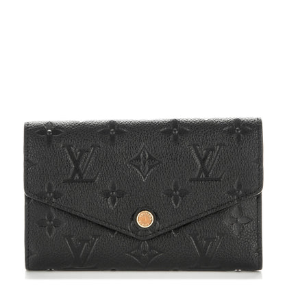 Louis Vuitton Empreinte Compact Curieuse Wallet Black 1 of 6