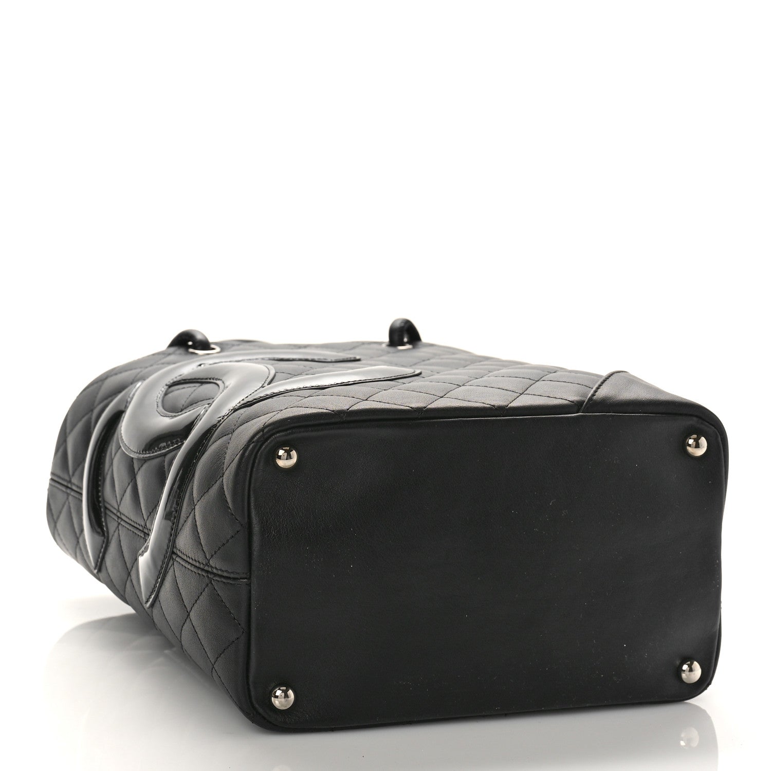 Chanel Calfskin Quilted Medium Cambon Tote Black 4 of 9