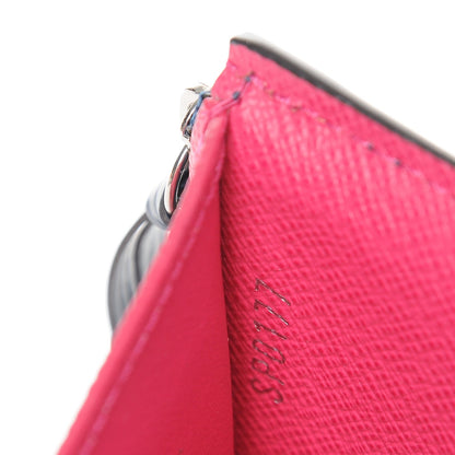 Louis Vuitton Epi Victorine Wallet Indigo Hot Pink 7 of 8