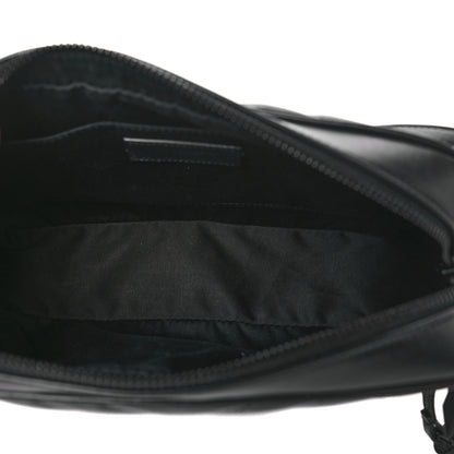 Saint Laurent Calfskin Matelasse Monogram Monochrome Lou Camera Bag Black 5 of 10