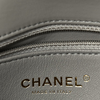 Chanel Lambskin Quilted Medium Trendy CC Flap Dual Handle Bag Grey 7 of 10