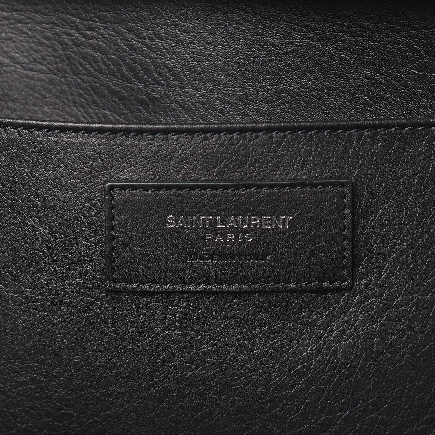 Smooth Calfskin Crocodile Embossed Small Monogram Downtown Cabas Black